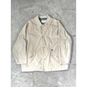 Perry Ellis Beige Button Down Shacket Coat